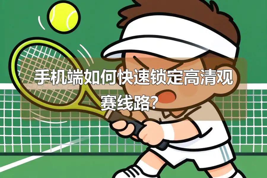 手机端如何快速锁定高清观赛线路?